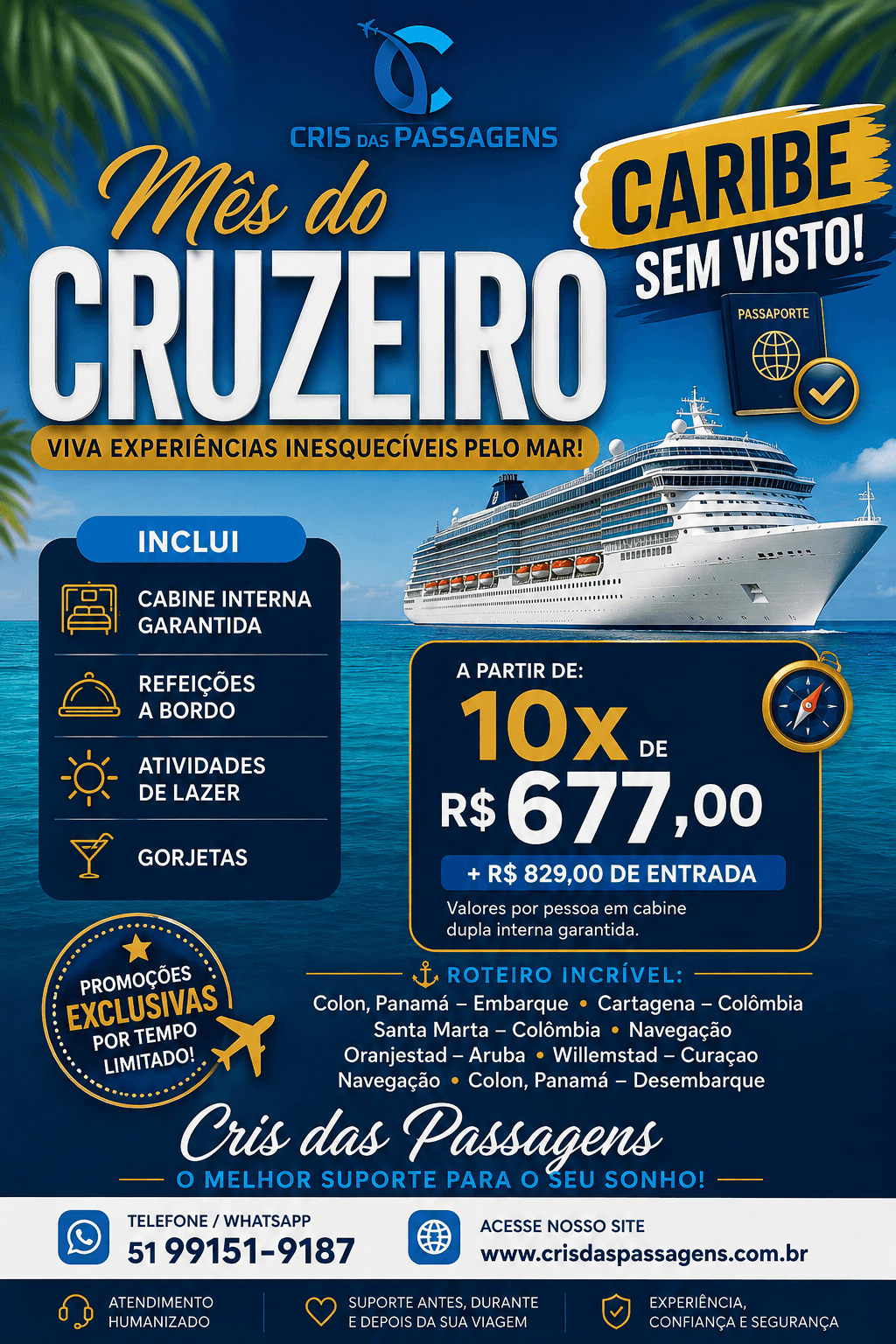 Caribe sem Visto